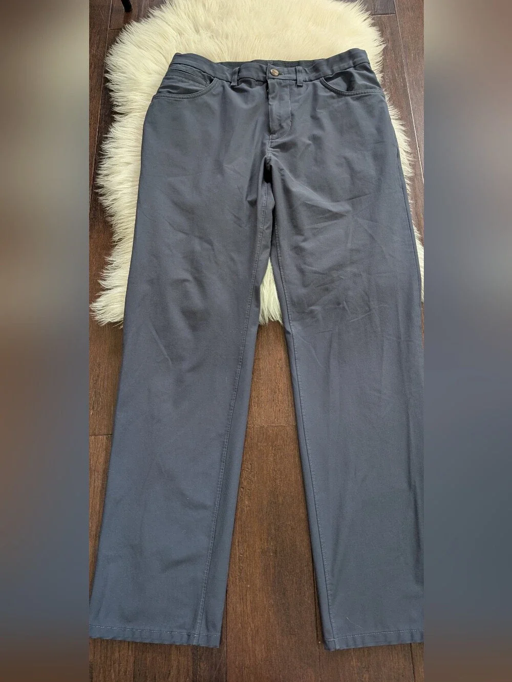Patagonia Men's Transit Traveler 5-Pocket Pants - Regular Blue Grey Size 33 - Picture 1 of 7